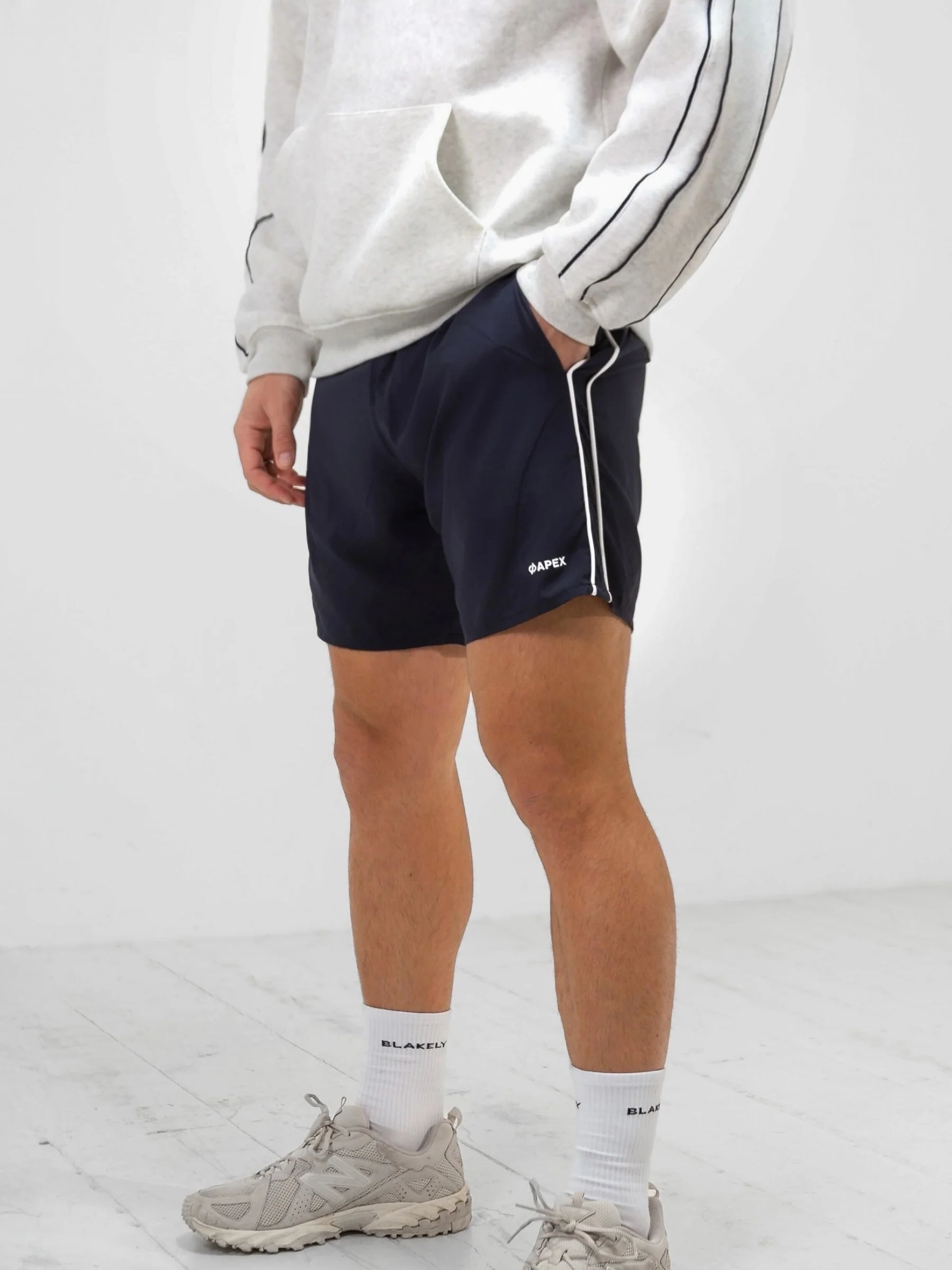 Apex Pro Sprint Shorts - Navy - Prinboxs