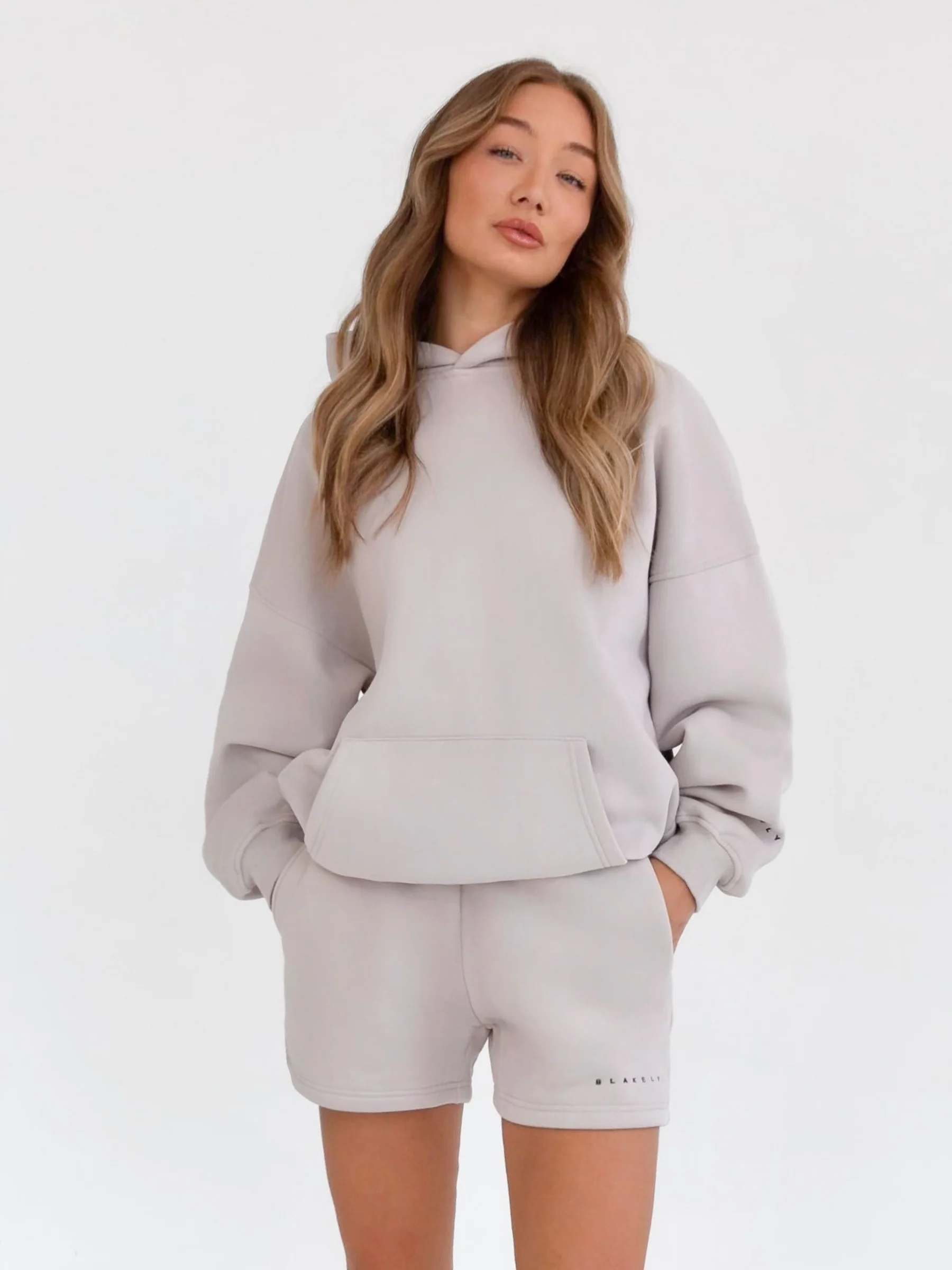 Isabel Oversized Hoodie - Stone - Prinboxs