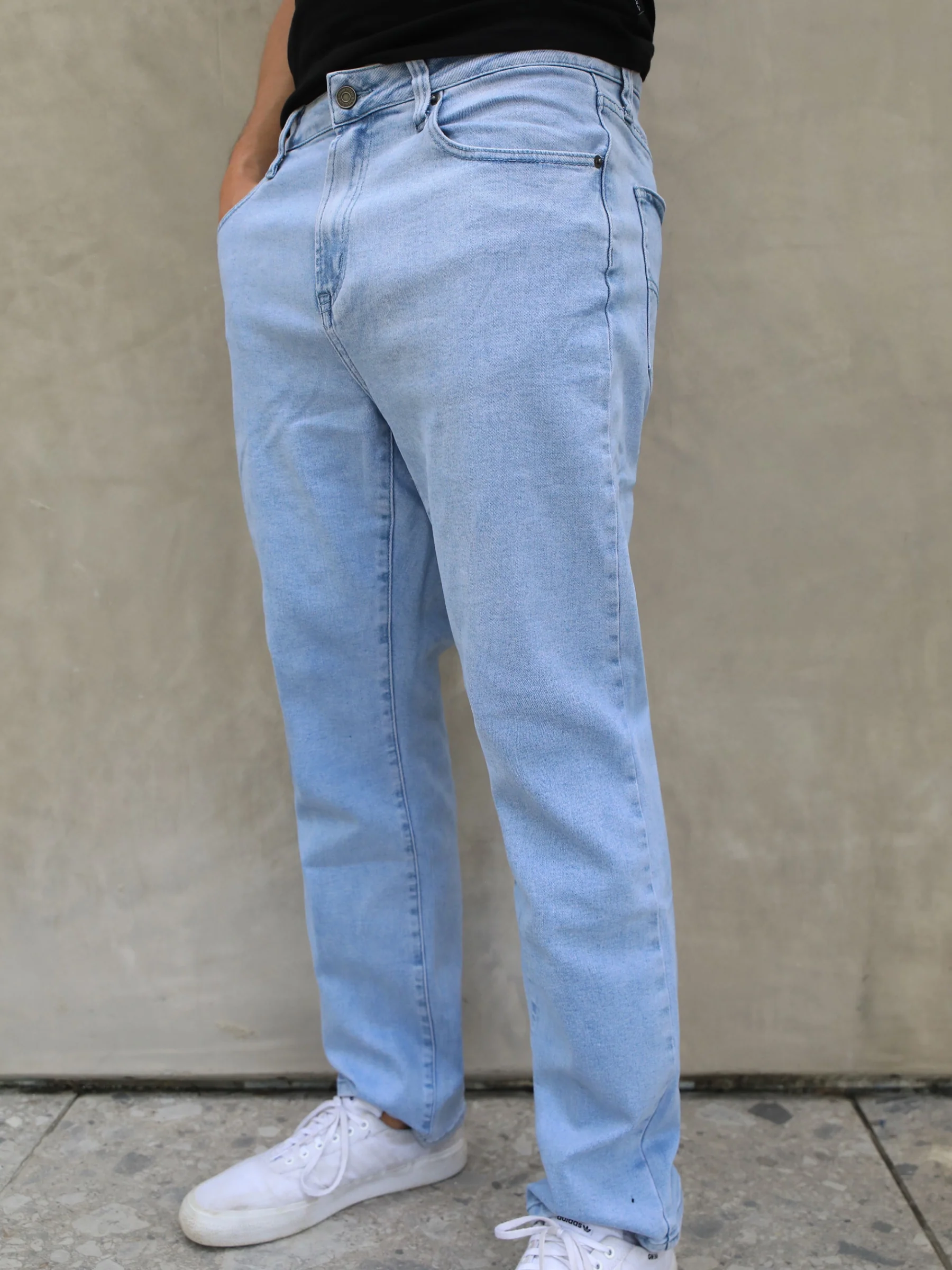 Vol.15 Loose Fitting Jeans - Blue - Prinboxs