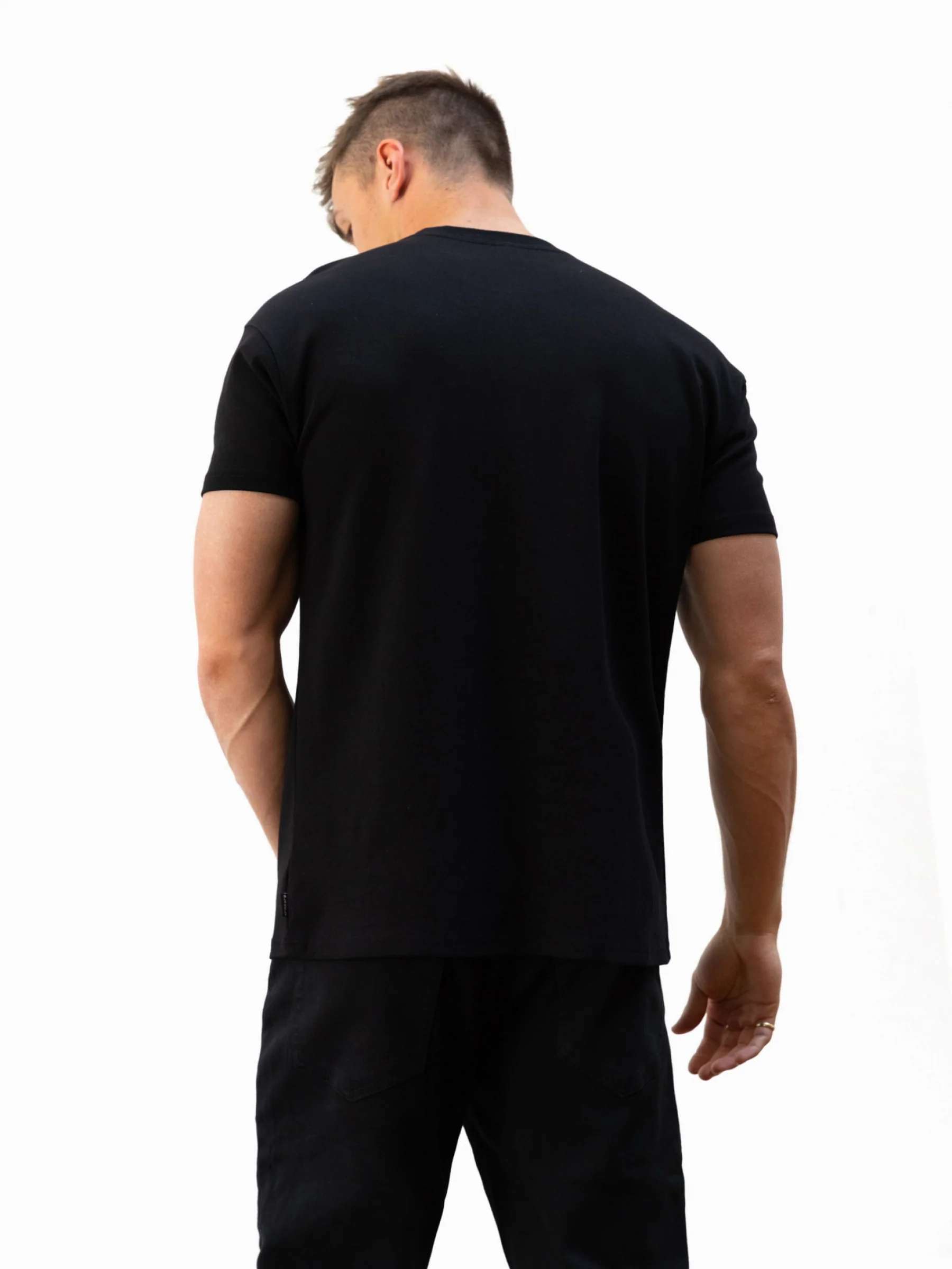 Legacy Relaxed T-Shirt - Black - Prinboxs