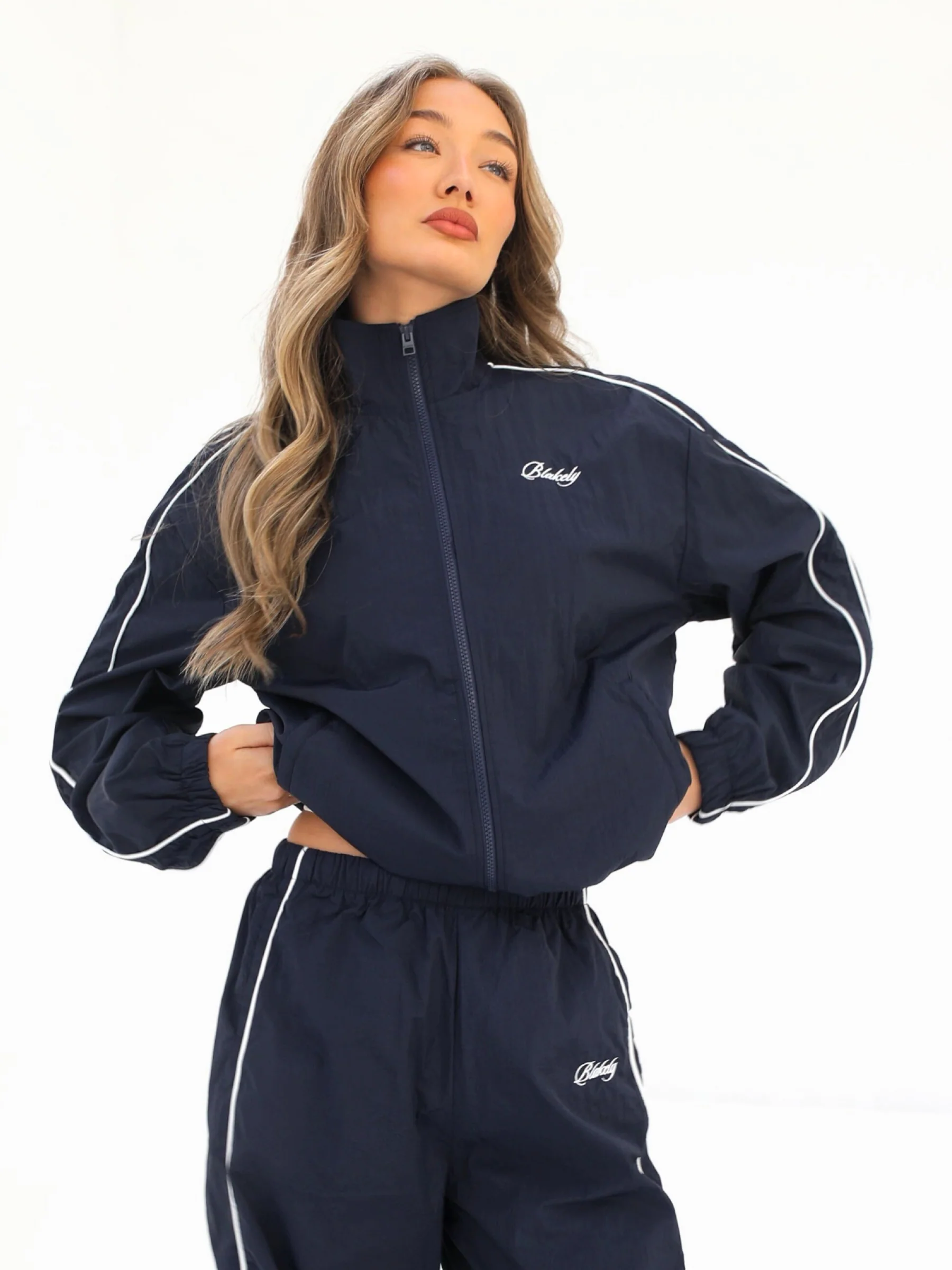 Off Duty Full Zip Jacket - Navy - Prinboxs