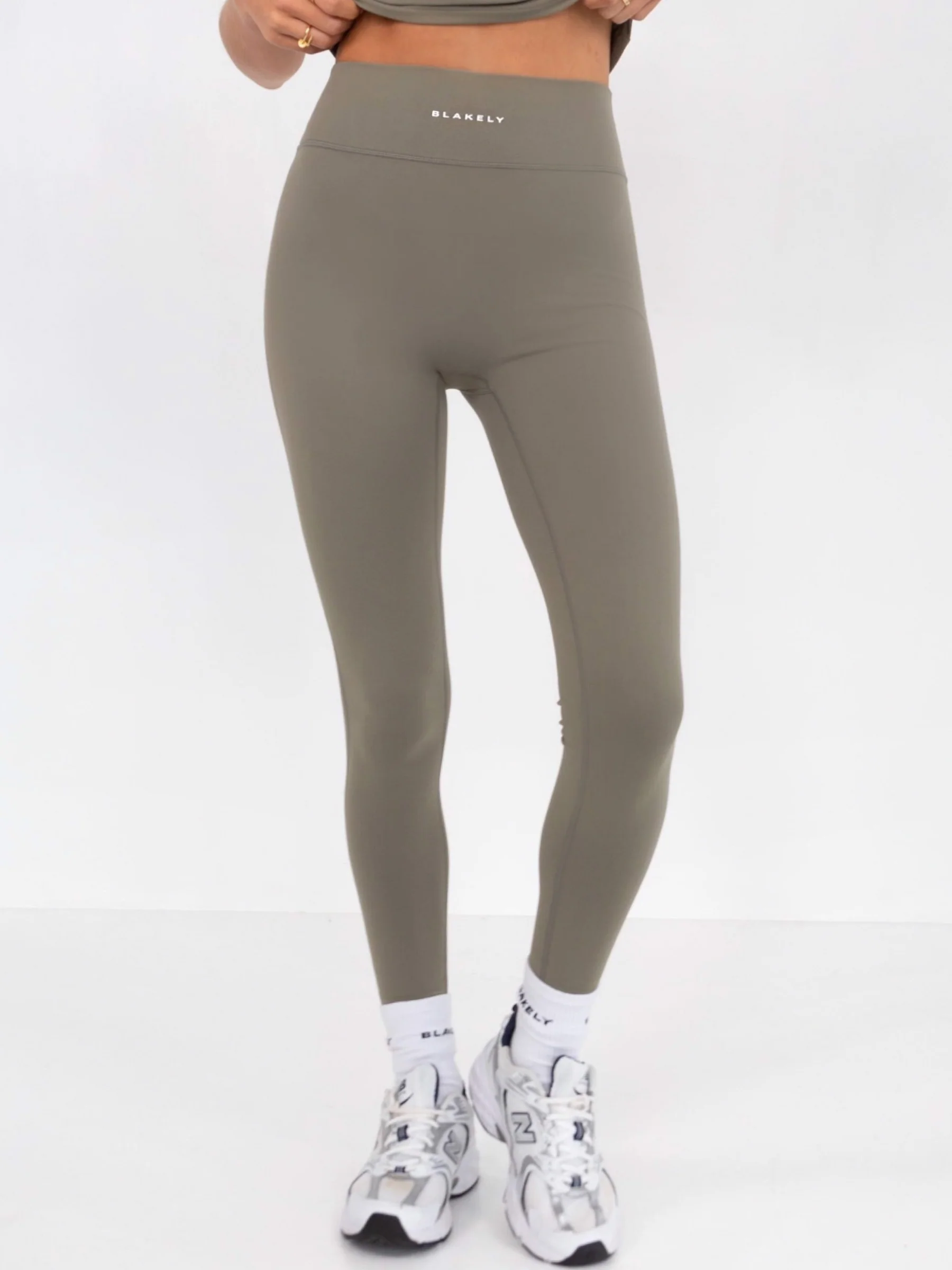 Ultimate Soft Lifestyle Leggings - Safari Green - Prinboxs