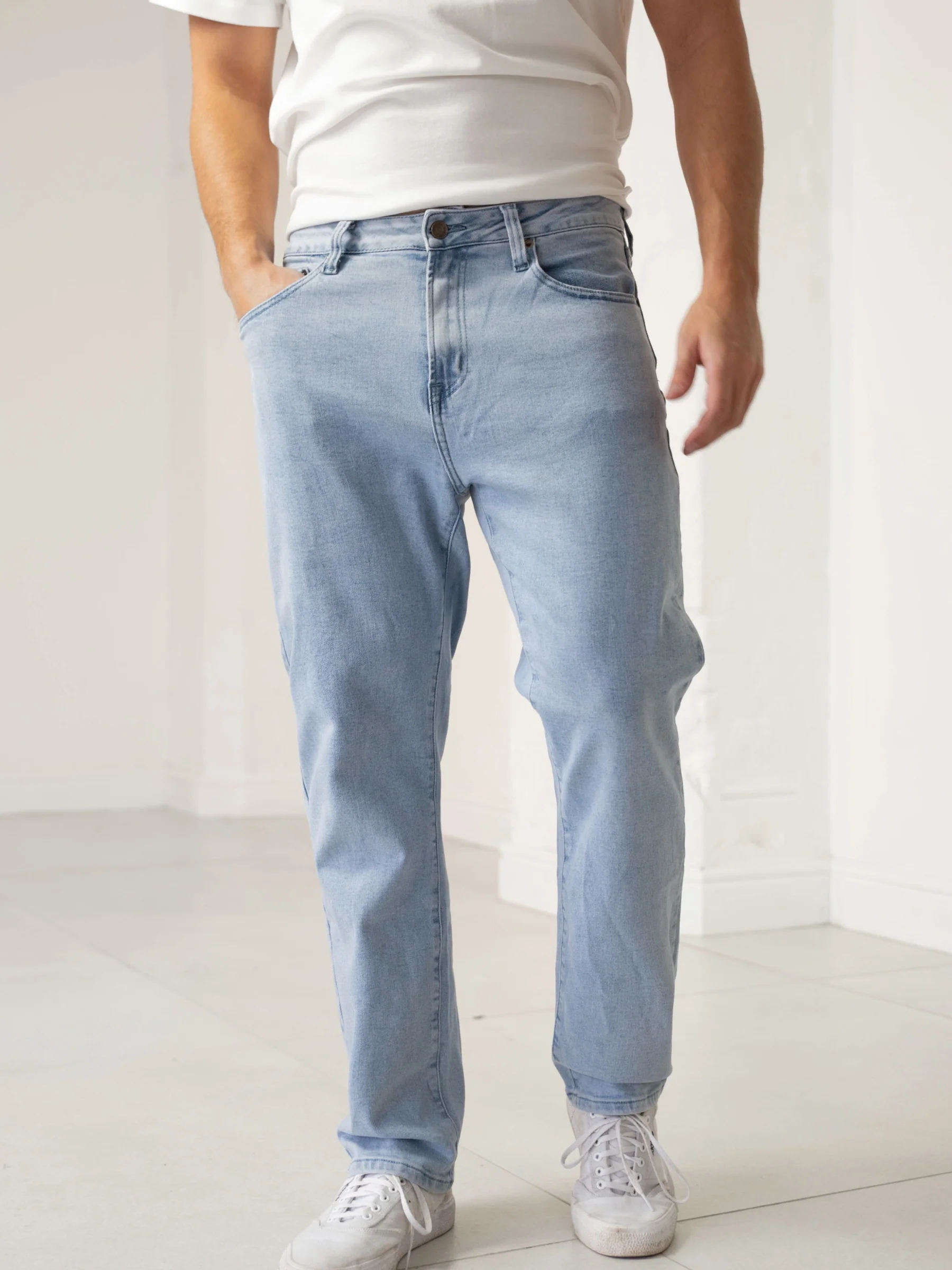 Vol.15 Loose Fitting Jeans - Blue - Prinboxs