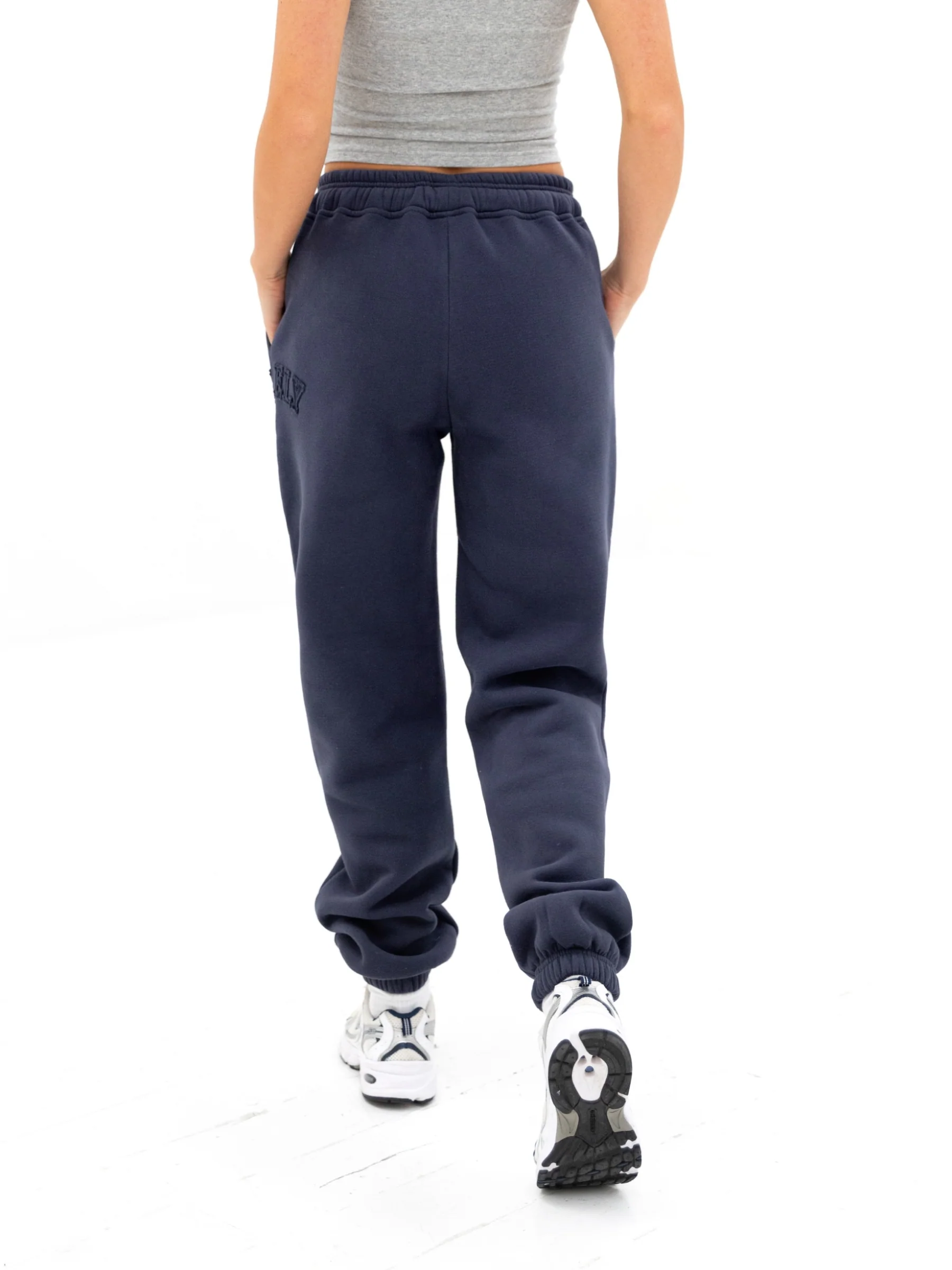 Tonal Varsity Sweatpants - True Navy - Prinboxs