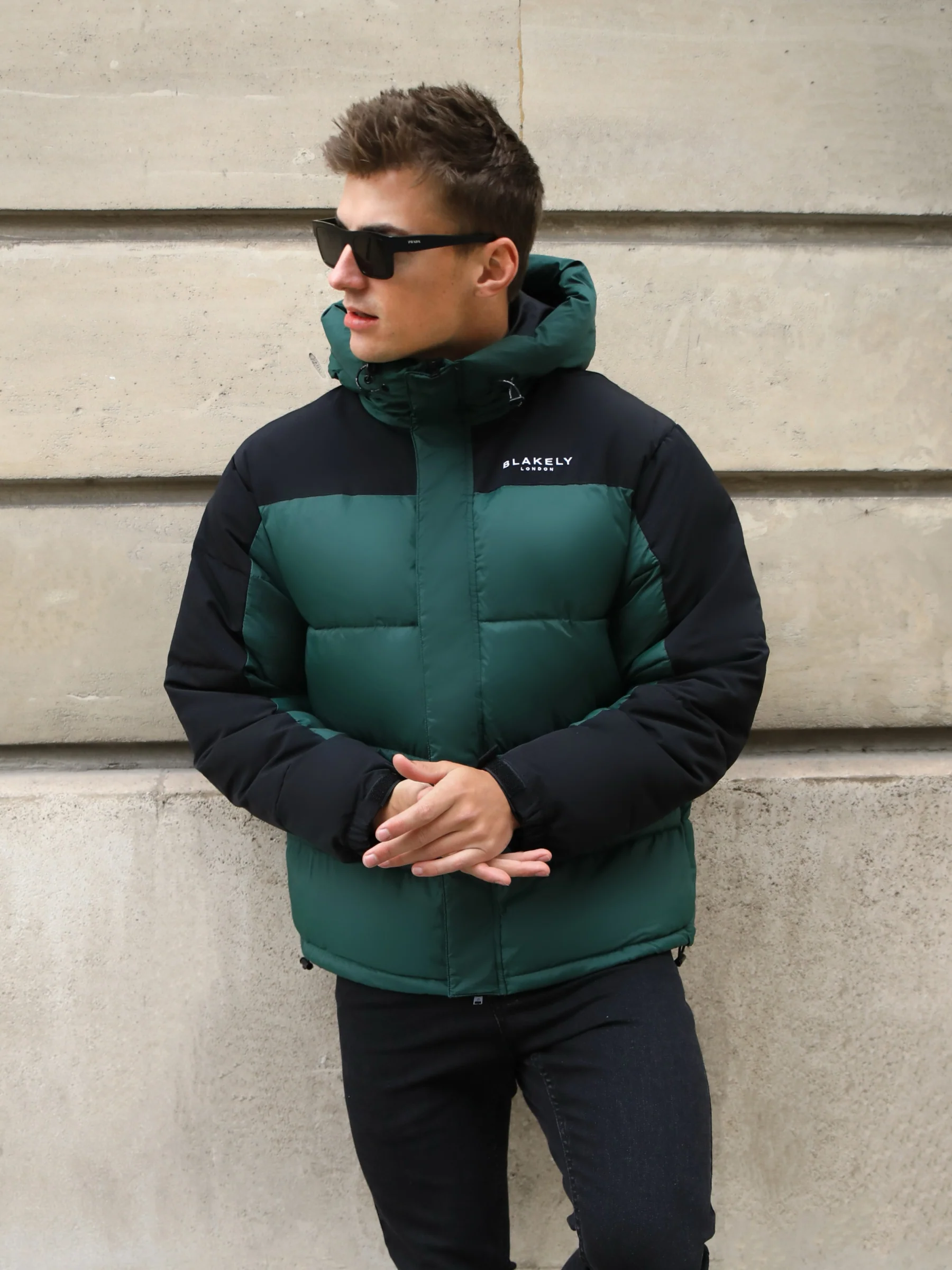 Tampa Puffer Coat - Forest Green - Prinboxs