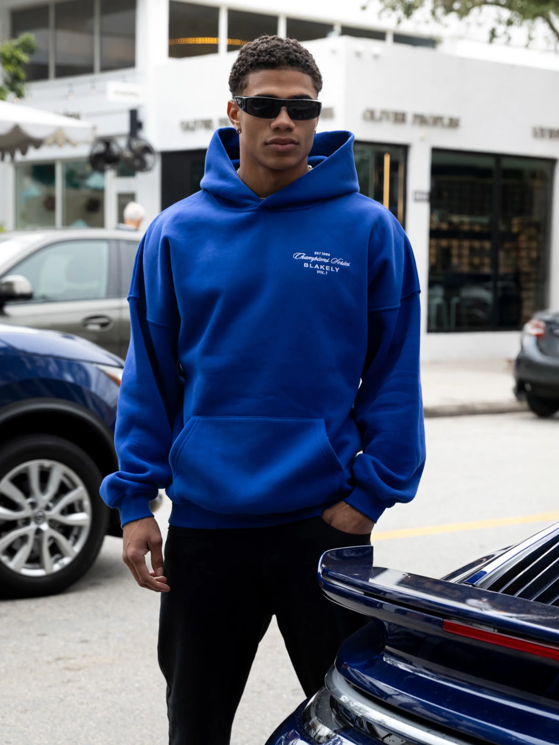 Champions Relaxed Hoodie - Cobalt Blue - Prinboxs