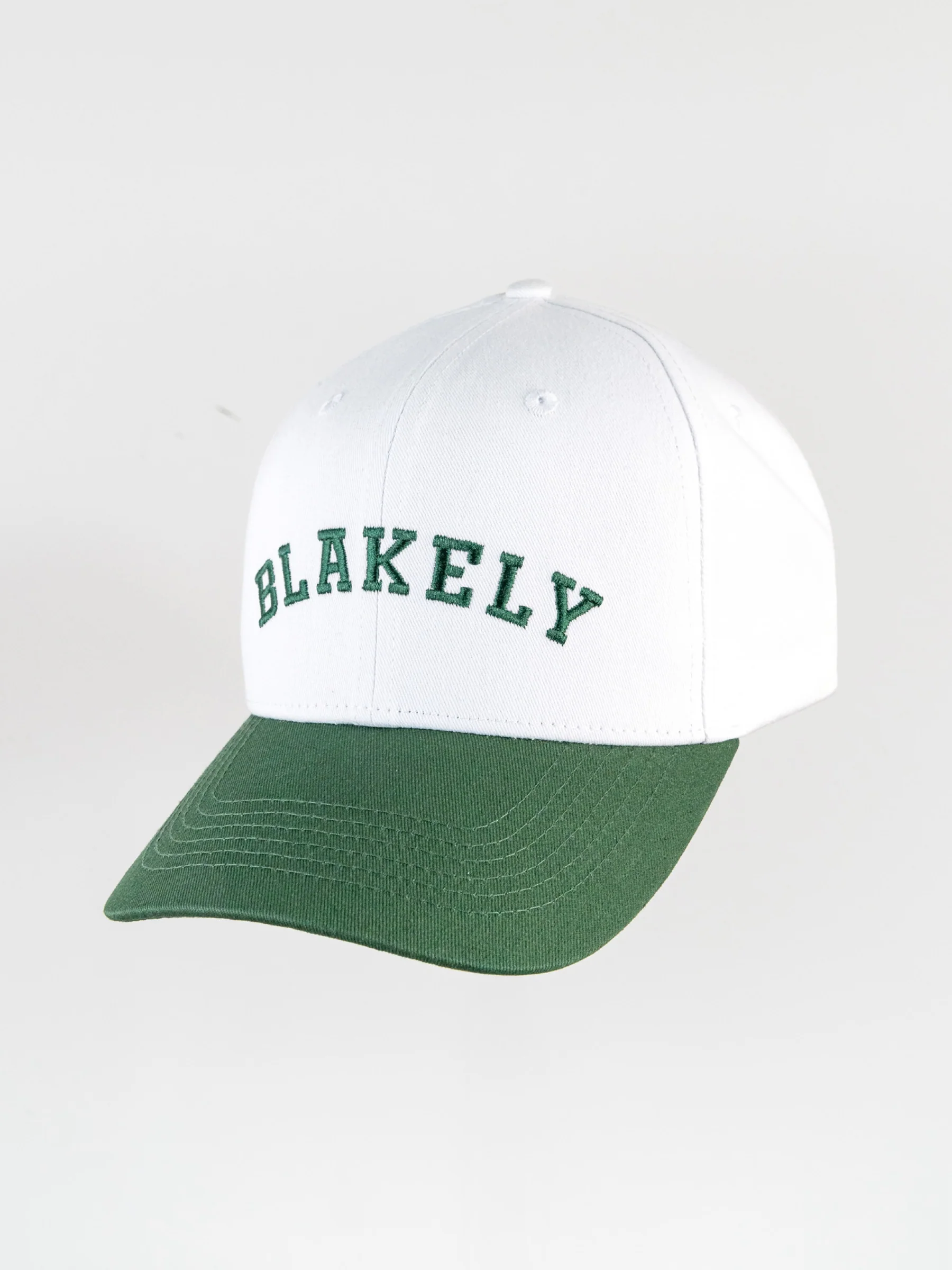 Varsity Cap - Green & White - Prinboxs