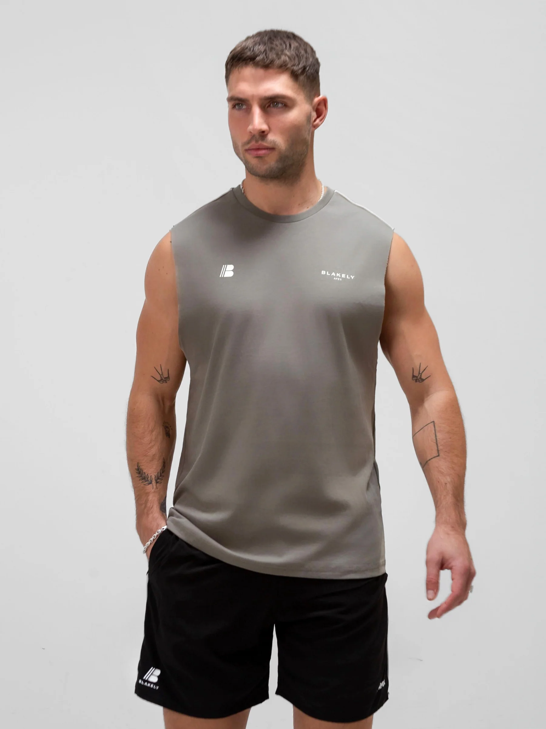 Apex Pro Sleeveless Vest - Safari Green - Prinboxs