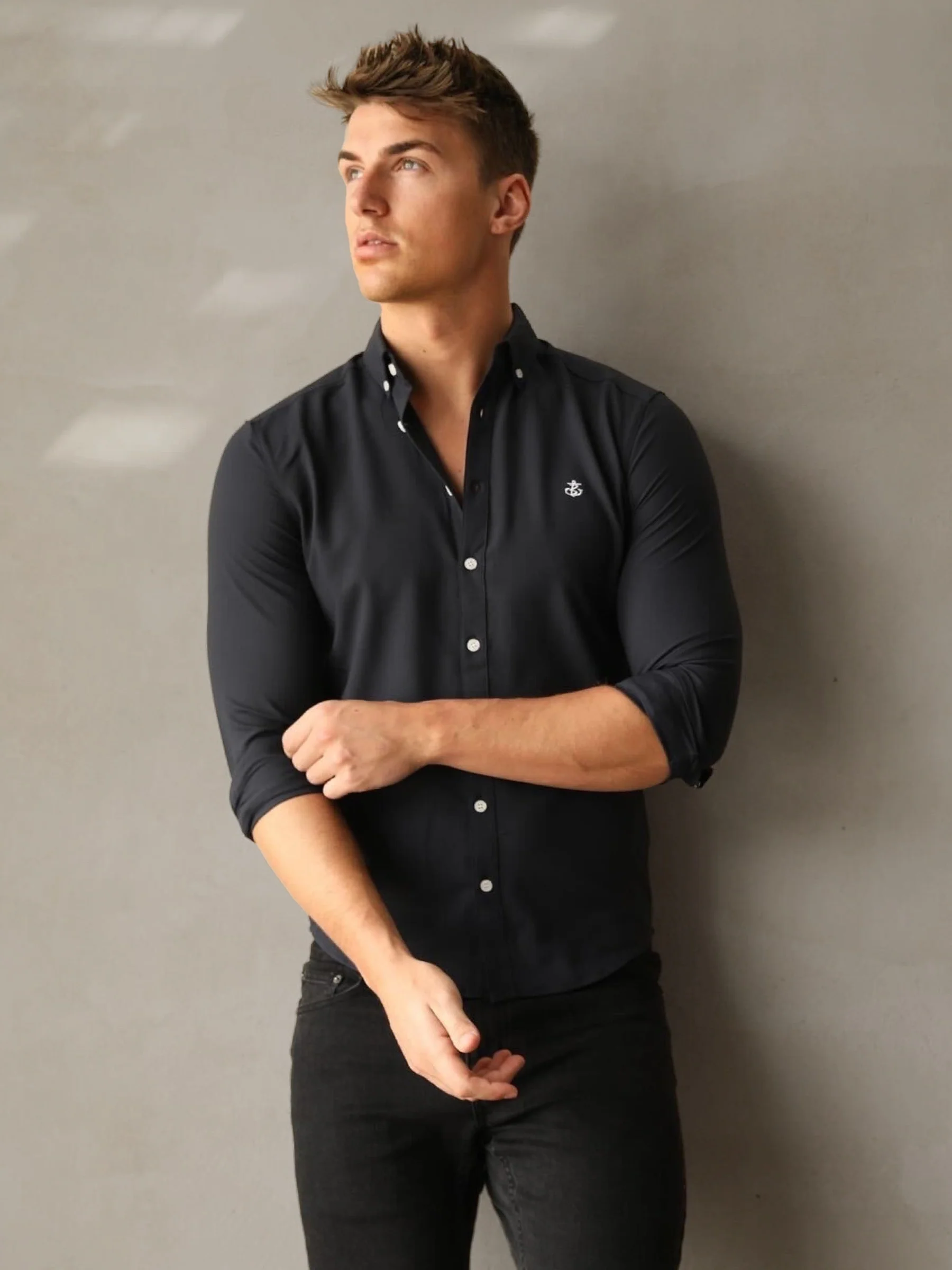 Calcata Shirt - Dark Navy - Prinboxs