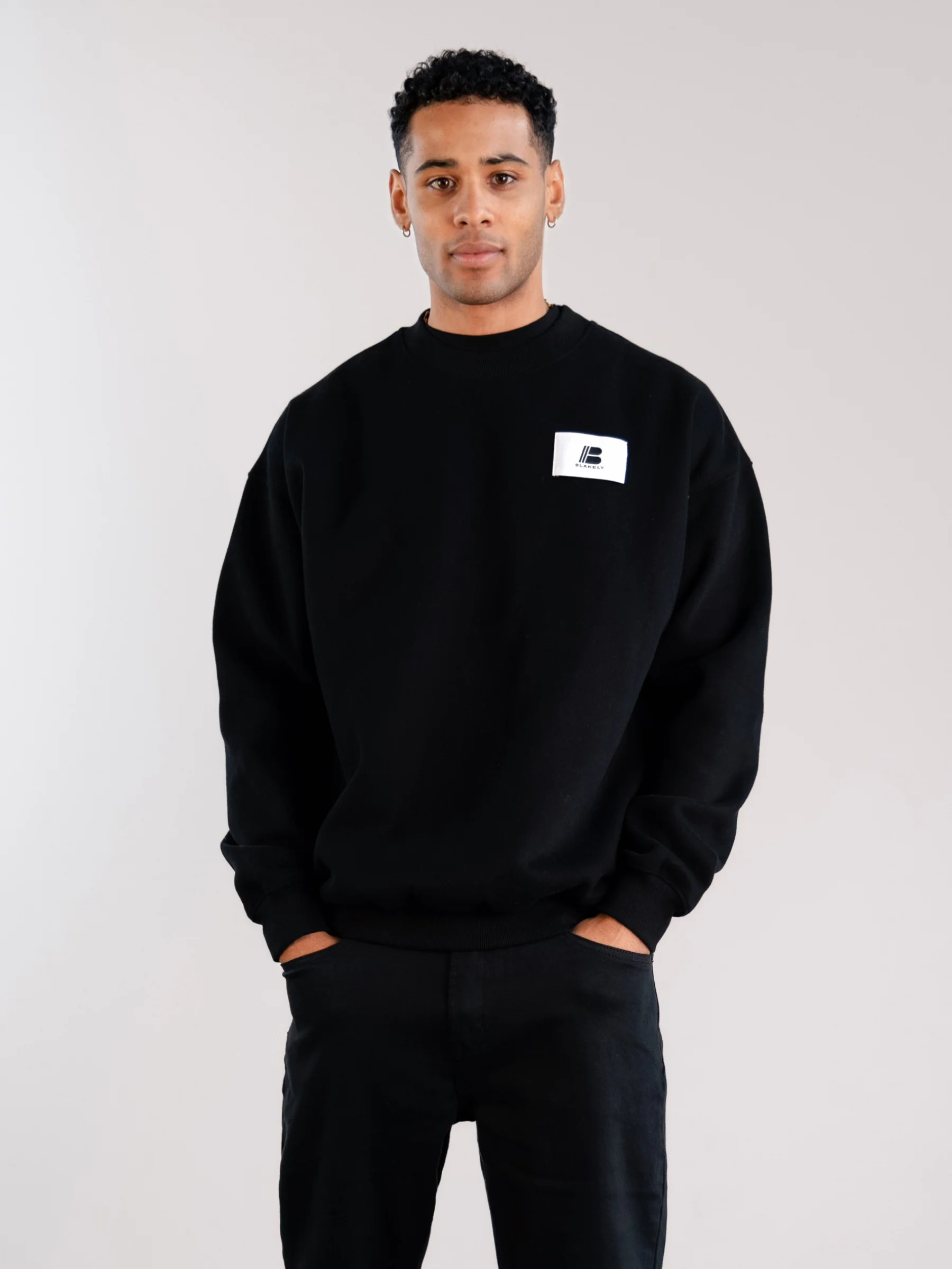 Apex Label Jumper - Black - Prinboxs