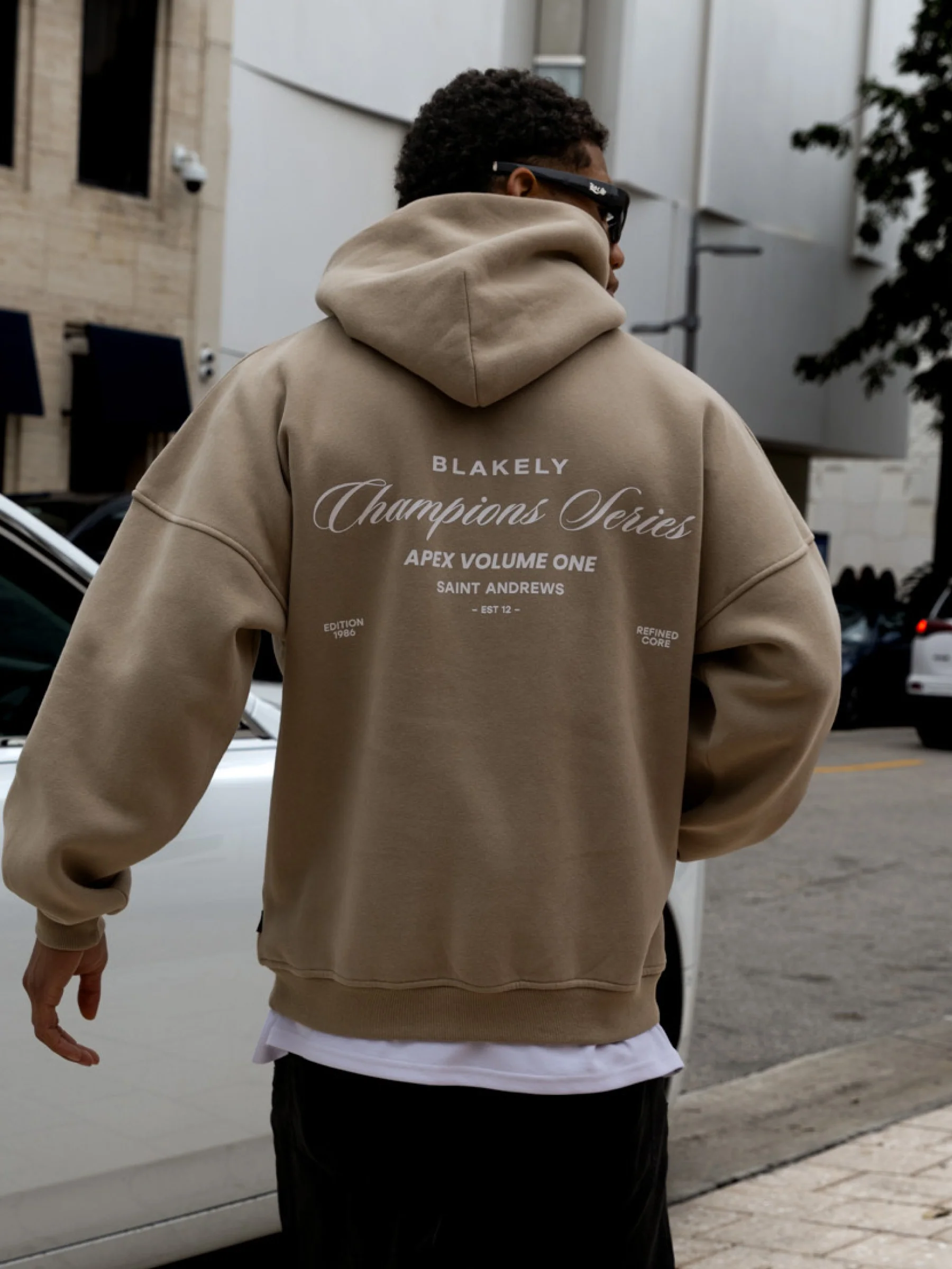 Champions Relaxed Hoodie - Washed Khaki - Prinboxs