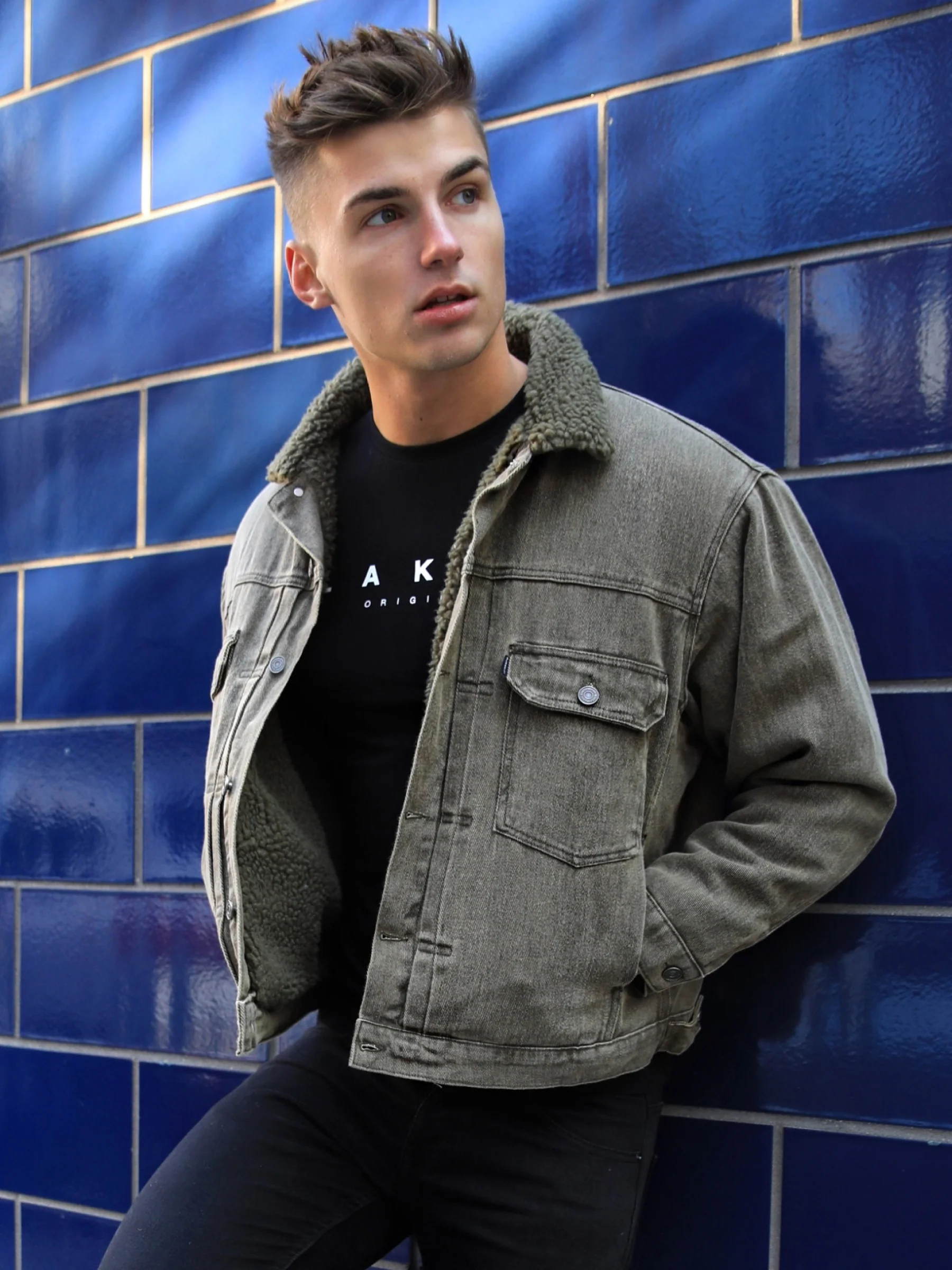 Rapha Denim Jacket - Army Green - Prinboxs