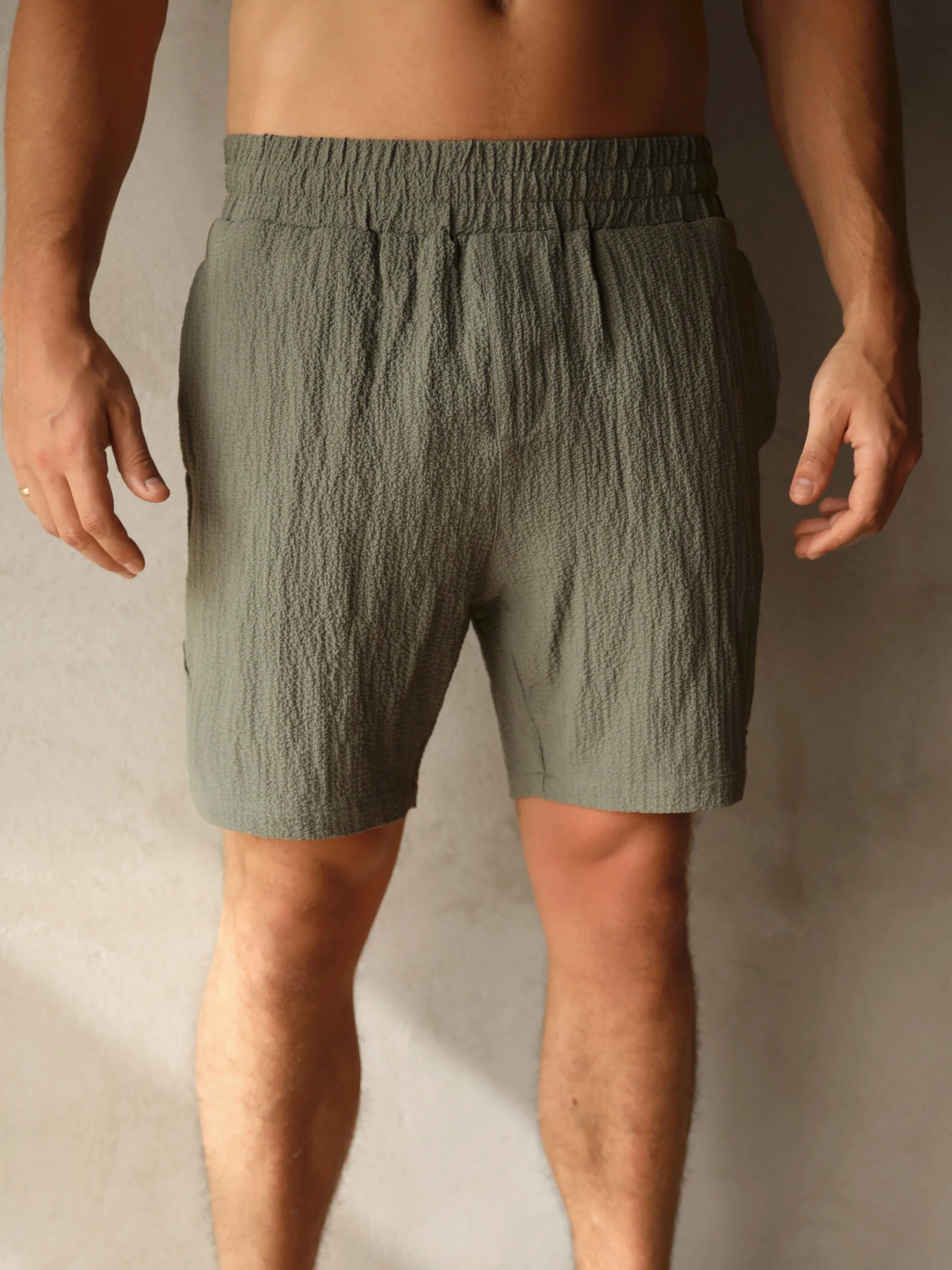 Salvatore Shorts - Khaki - Prinboxs