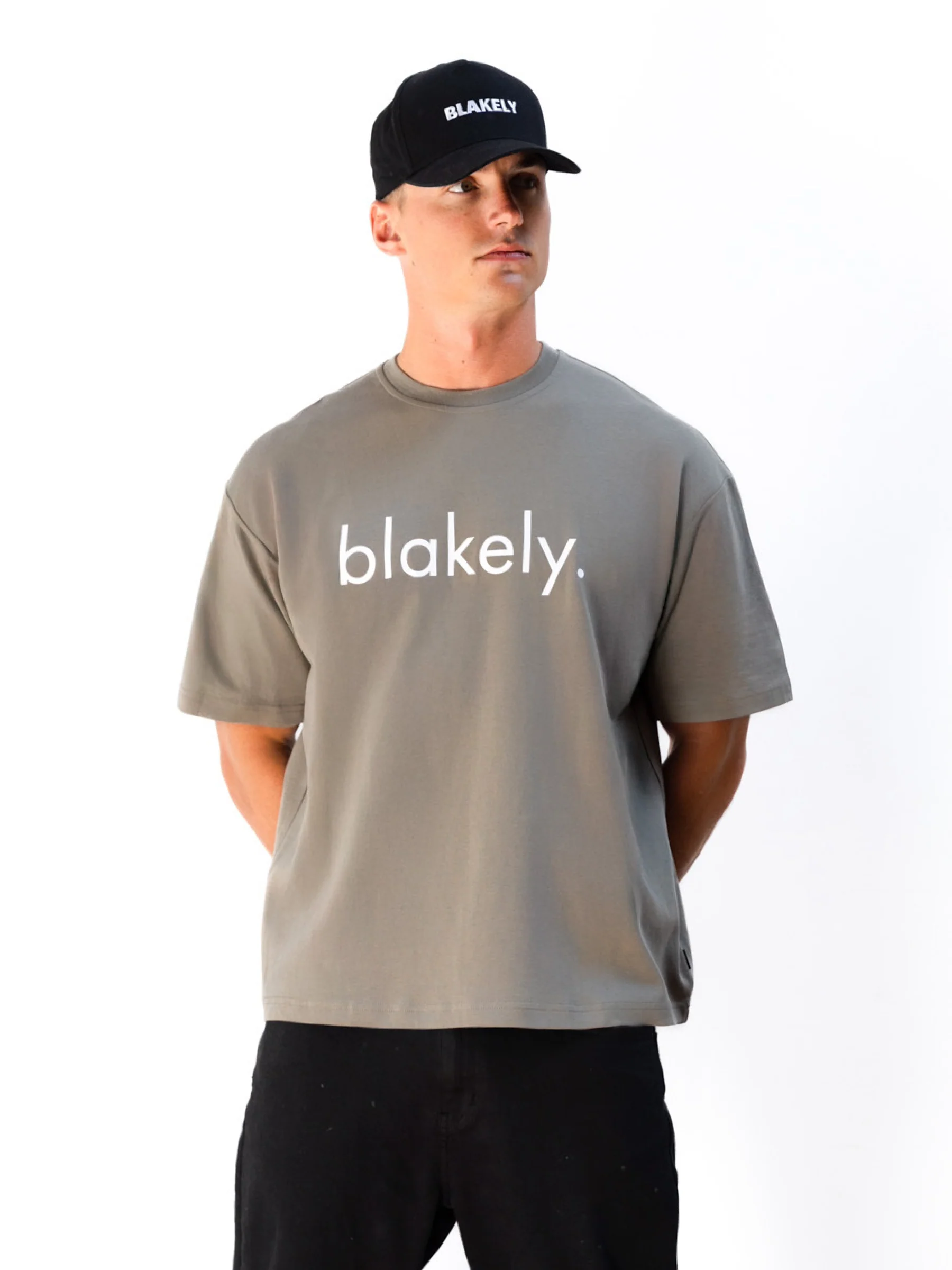Logo Unfitted T-Shirt - Washed Khaki - Prinboxs