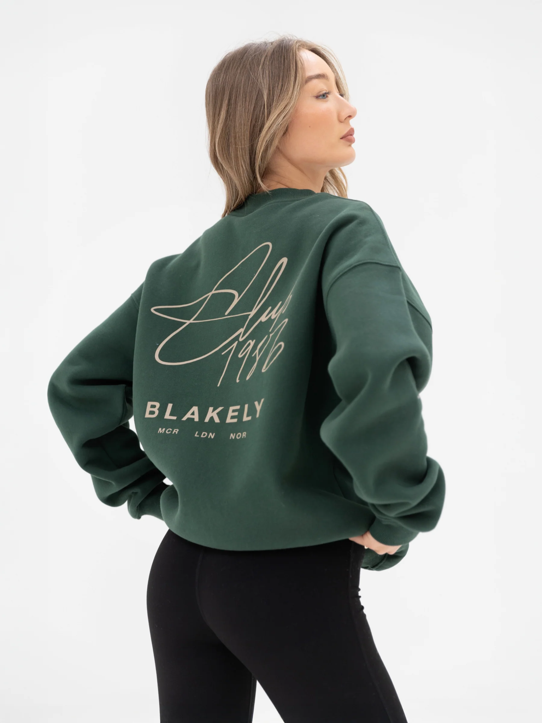 Club Oversized Jumper - Forest Green - Prinboxs