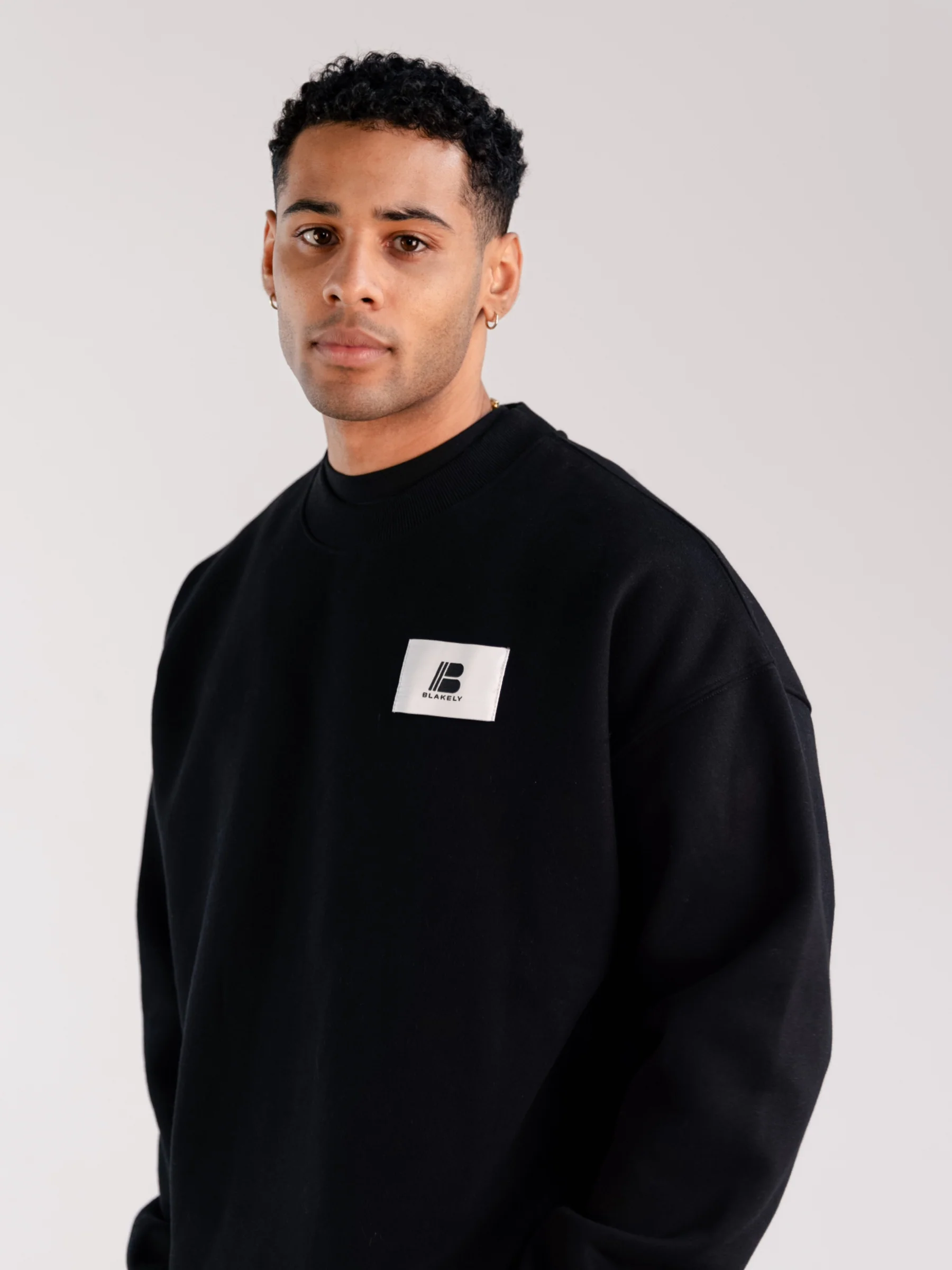 Apex Label Jumper - Black - Prinboxs