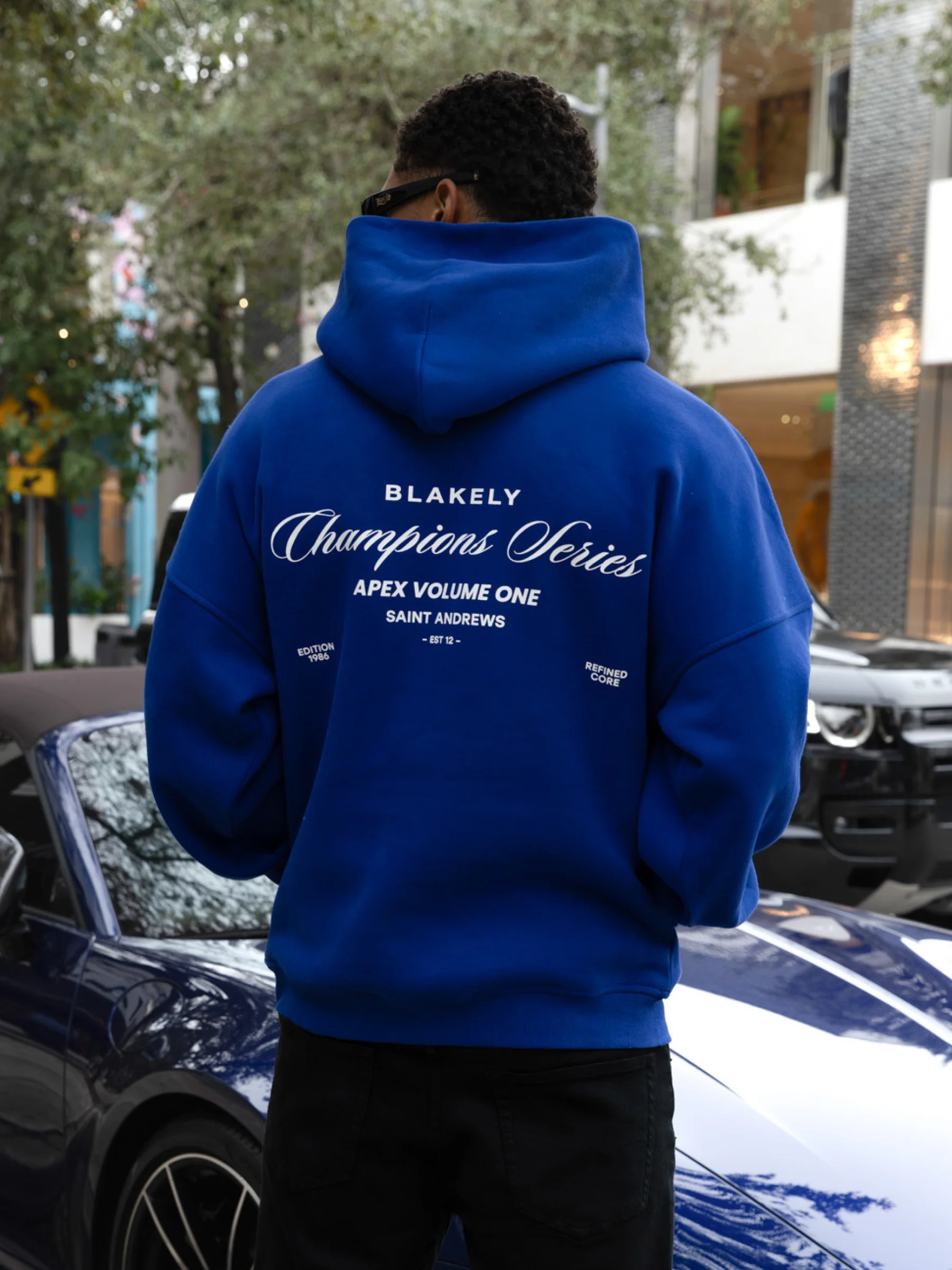 Champions Relaxed Hoodie - Cobalt Blue - Prinboxs