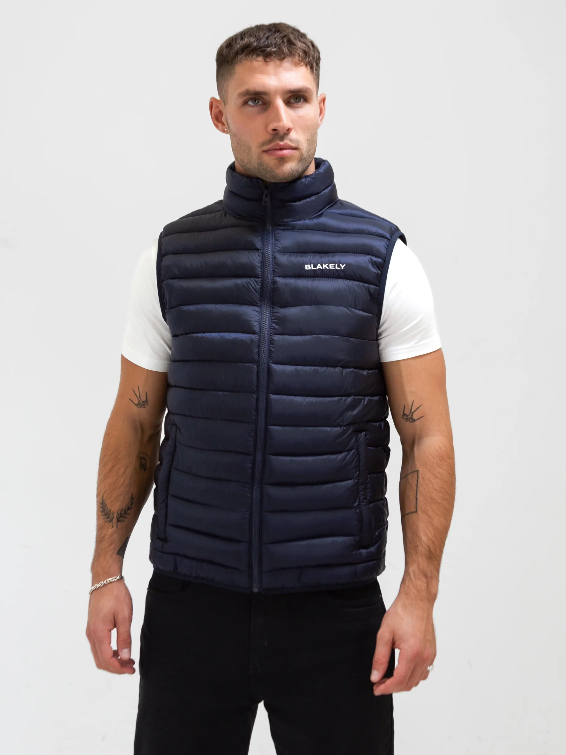 Ellis Lightweight Gilet - Navy - Prinboxs