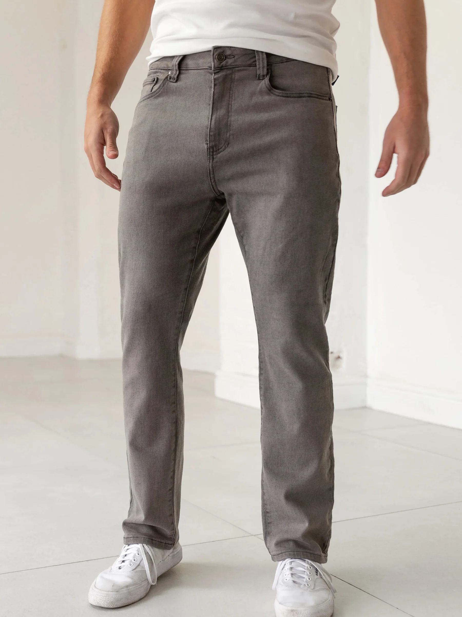 Vol.15 Loose Fitting Jeans - Mid Grey - Prinboxs