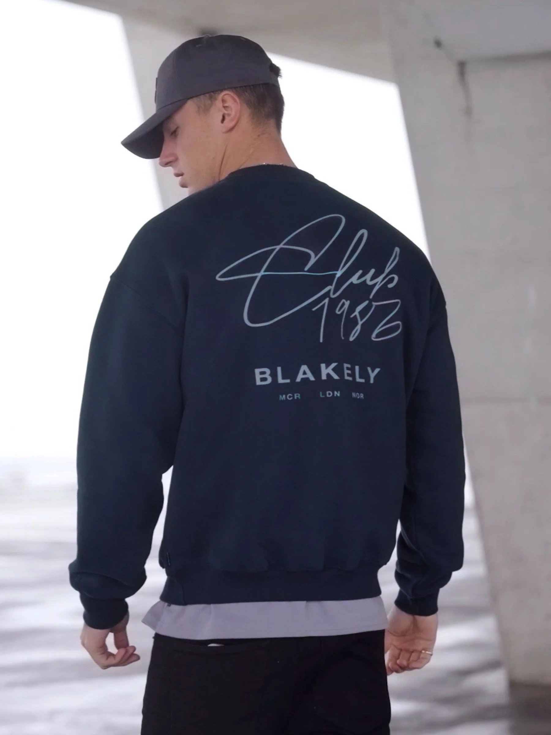Club Relaxed Jumper - Navy - Prinboxs