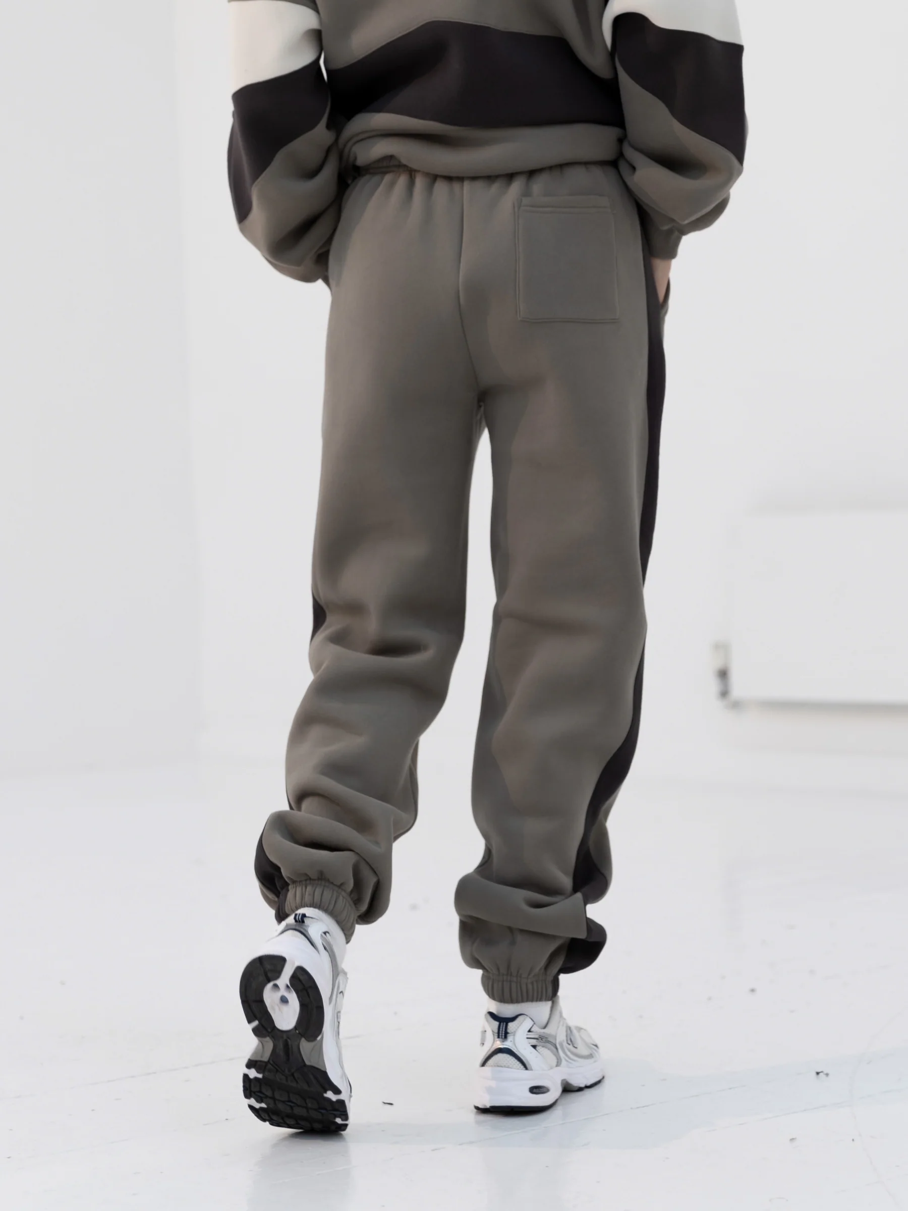 Panel Sweatpants - Safari Green - Prinboxs